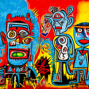 Digitale Kunst mit dem Titel "Graffiti No. 6  -…" von Rüdiger Geisler, Original-Kunstwerk, Digitale Malerei