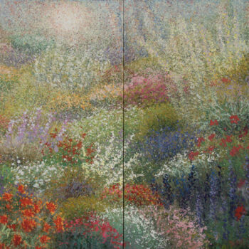제목이 "jardin Anglaise (Ro…"인 미술작품 Rudolf Otto로, 원작, 아크릴