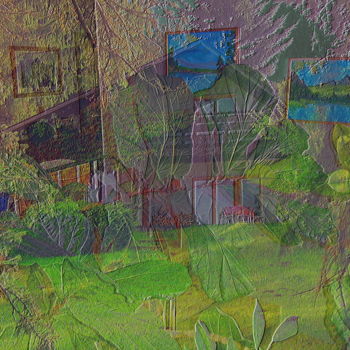 Digitale Kunst mit dem Titel "my home" von Atlan, Original-Kunstwerk, Andere