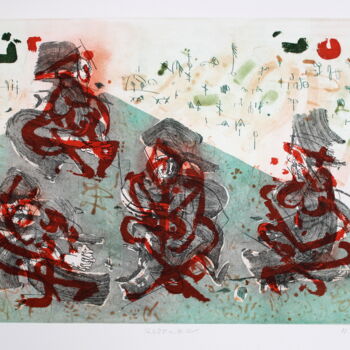 Отпечатки и Гравюры под названием "Rosary(cycle of tho…" - Rudolf Suran, Подлинное произведение искусства, Травление