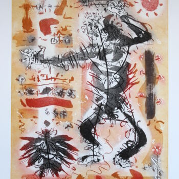 Obrazy i ryciny zatytułowany „I lost mi head.(cyc…” autorstwa Rudolf Suran, Oryginalna praca, Akwaforta