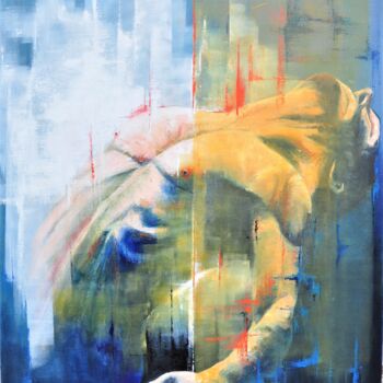 Malarstwo zatytułowany „Lift me up” autorstwa Rudy Dewaele, Oryginalna praca, Olej