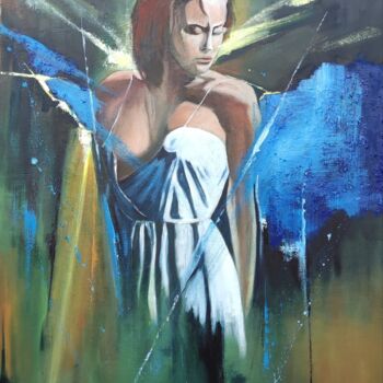 Картина под названием "Blue romance" - Rudy Dewaele, Подлинное произведение искусства, Масло