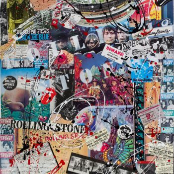 Kolaże zatytułowany „rolling-stones-art-…” autorstwa Stephanie Ruiz, Oryginalna praca
