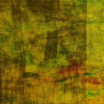 「Abstract 3」というタイトルの絵画 Ruggeriによって, オリジナルのアートワーク, アクリル ウッドストレッチャーフレームにマウント