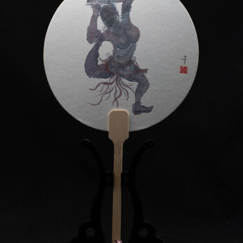 绘画 标题为“Dancer of the Bodhi…” 由Rui Wang, 原创艺术品, 水彩