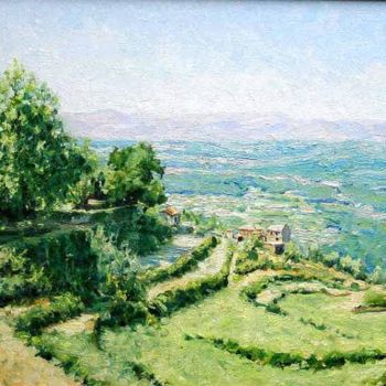 "Paisagem de Vouzela…" başlıklı Tablo Rui Albuquerque tarafından, Orijinal sanat