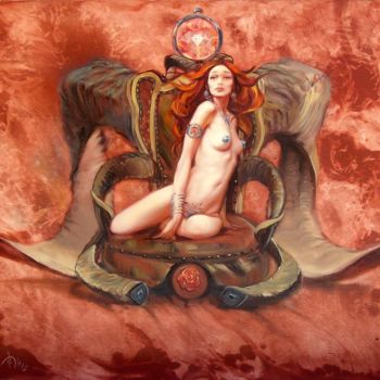 Pintura titulada "Aries" por Rumen Dimitrov, Obra de arte original, Oleo