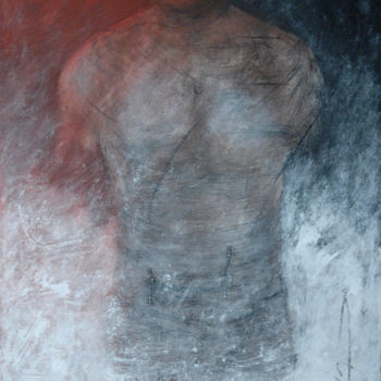 Malerei mit dem Titel "Icarus -In Between.…" von Rumen Spasov, Original-Kunstwerk, Acryl