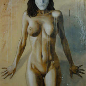 Malerei mit dem Titel ""INTRODUCTION". Hug…" von Rumen Spasov, Original-Kunstwerk, Acryl