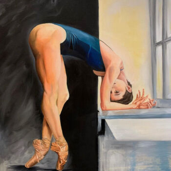 Peinture intitulée "Балерина" par Ruslan Arefev, Œuvre d'art originale, Huile