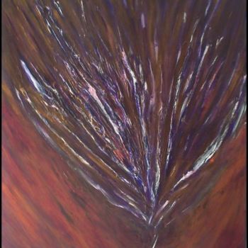 Painting titled "CHAKRA 1" by Ruth F., Original Artwork, Oil