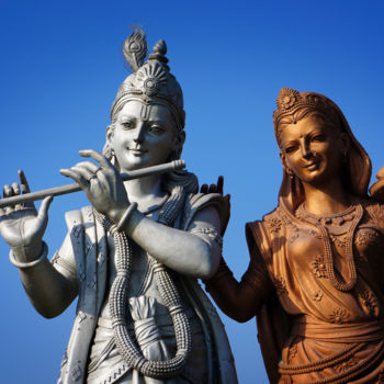 Fotografia intitolato "Krishna and Radha s…" da Ruud Kimmelaar, Opera d'arte originale, Fotografia digitale