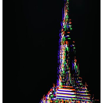 Digitale Kunst getiteld "Empire State Buildi…" door Ruuton, Origineel Kunstwerk, Digitale afdruk