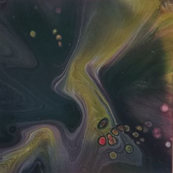 Картина под названием "Дорога на лугу" - Анна Ружинская (Danel_art), Подлинное произведение искусства, Акрил Установлен на Д…