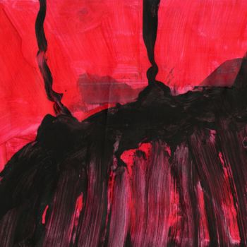 Pittura intitolato "abstract 30, origin…" da Ruz Forest, Opera d'arte originale, Acrilico