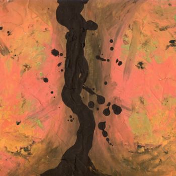 Pintura intitulada "abstract 26, origin…" por Ruz Forest, Obras de arte originais, Outro