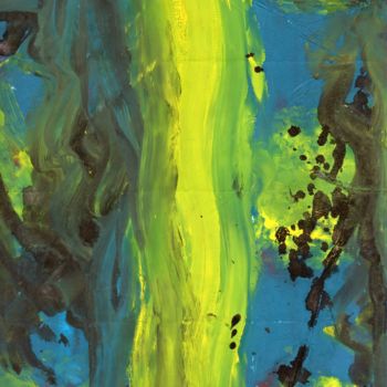 Schilderij getiteld "abstract 25, origin…" door Ruz Forest, Origineel Kunstwerk