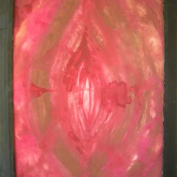 Painting titled "the pussy eye, orig…" by Ruz Forest, Original Artwork, Other