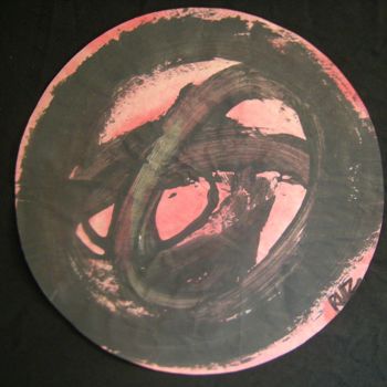 Painting titled "circle painting, 20…" by Ruz Forest, Original Artwork, Other