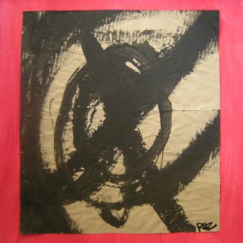 Ζωγραφική με τίτλο "abstract calligraph…" από Ruz Forest, Αυθεντικά έργα τέχνης, Άλλος
