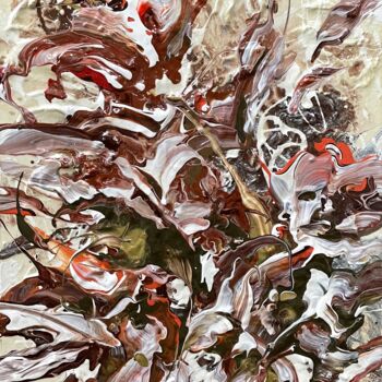 Pintura titulada "Abstract No.2153" por Ryan Valdem, Obra de arte original, Acrílico Montado en Bastidor de camilla de madera