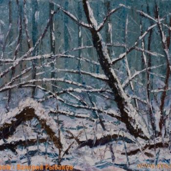 Ζωγραφική με τίτλο "Winter Landscape Pa…" από Rybakow Fine Art, Αυθεντικά έργα τέχνης, Λάδι