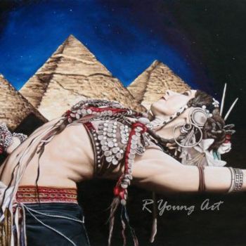 Painting titled "Bellydance of the P…" by Richard Young, Original Artwork