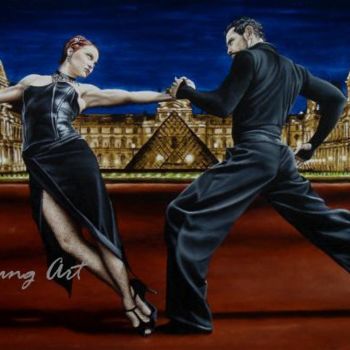 Painting titled "Last Tango in Paris" by Richard Young, Original Artwork