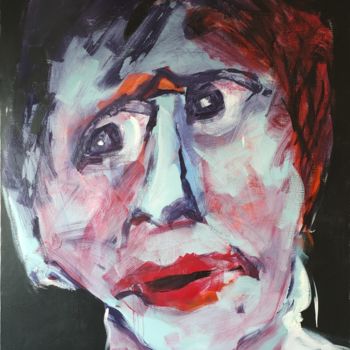 Pintura titulada "L'artiste" por Maryse Coin (Ryse Kaïa), Obra de arte original, Acrílico Montado en Bastidor de camilla de…