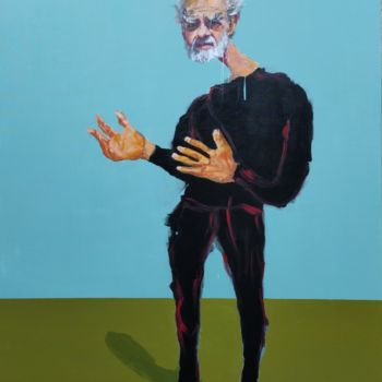 Peinture intitulée "Marc PETIT le célèb…" par Maryse Coin (Ryse Kaïa), Œuvre d'art originale, Acrylique Monté sur Châssis en…