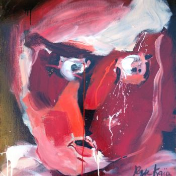 Ζωγραφική με τίτλο "le cancre" από Maryse Coin (Ryse Kaïa), Αυθεντικά έργα τέχνης, Ακρυλικό Τοποθετήθηκε στο Ξύλινο φορείο σ…