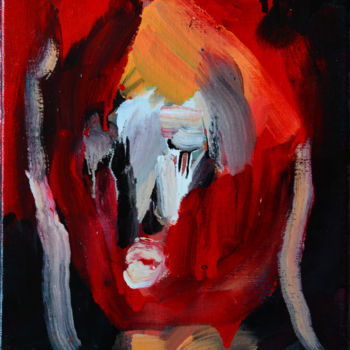 Peinture intitulée "Sans titre" par Maryse Coin (Ryse Kaïa), Œuvre d'art originale, Huile