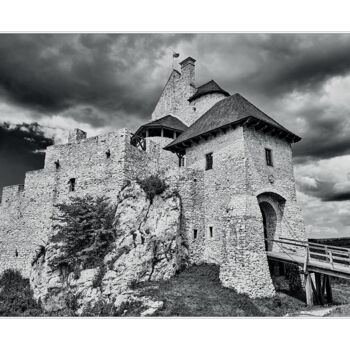Fotografie mit dem Titel "Most na zamku w Bob…" von Ryszard Stelmachowicz, Original-Kunstwerk, Nicht bearbeitete Fotografie