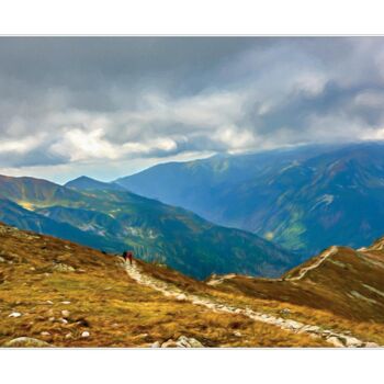 Fotografia zatytułowany „Górska ścieżka” autorstwa Ryszard Stelmachowicz, Oryginalna praca, Manipulowana fotografia
