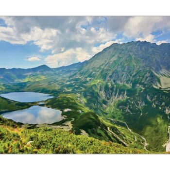 Fotografia zatytułowany „Widok na Dolinę Pię…” autorstwa Ryszard Stelmachowicz, Oryginalna praca, Fotografia cyfrowa