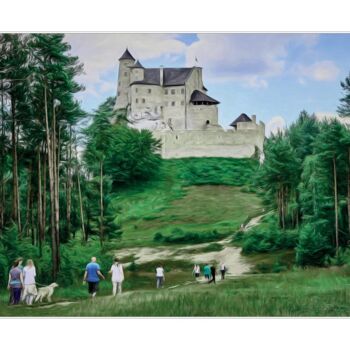 Fotografia zatytułowany „Na spacer do zamku” autorstwa Ryszard Stelmachowicz, Oryginalna praca, Fotografia cyfrowa