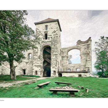 「Wśród ruin」というタイトルの写真撮影 Ryszard Stelmachowiczによって, オリジナルのアートワーク, デジタル