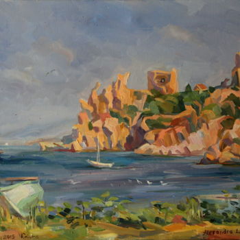 Malerei mit dem Titel "KALURA" von Alexandra L. Zeltser, Original-Kunstwerk, Öl