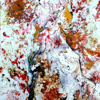 Malerei mit dem Titel "Fight satyrs - luch…" von Decolorado, Original-Kunstwerk, Acryl