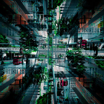 Fotografie mit dem Titel "Urban jungle #3" von Sergio Capuzzimati, Original-Kunstwerk, Digitale Fotografie