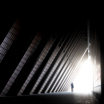 摄影 标题为“End of the tunnel?” 由Sergio Capuzzimati, 原创艺术品, 数码摄影