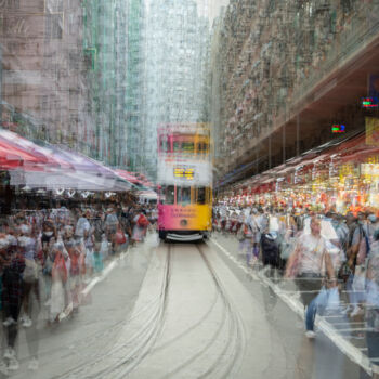 Fotografía titulada "The Market Tram" por Sergio Capuzzimati, Obra de arte original, Fotografía digital