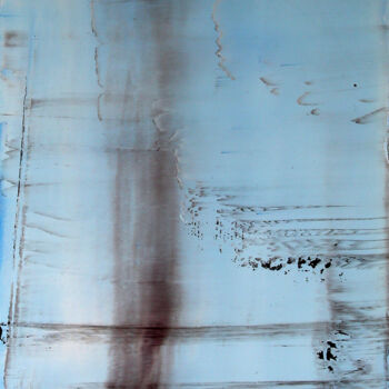 Pintura titulada "Abstract Artic" por S Duclos, Obra de arte original, Laca