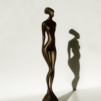 雕塑 标题为“Muse” 由Saulius Milašius, 原创艺术品, 木