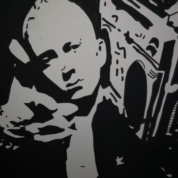 Pintura intitulada "Eminem" por Speeedy Art, Obras de arte originais