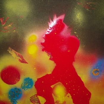Malarstwo zatytułowany „Dragon ball” autorstwa Speeedy Art, Oryginalna praca, Farba w spray'u