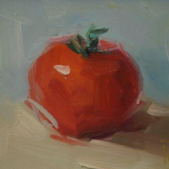 Картина под названием "Tomato" - Saash, Подлинное произведение искусства, Масло