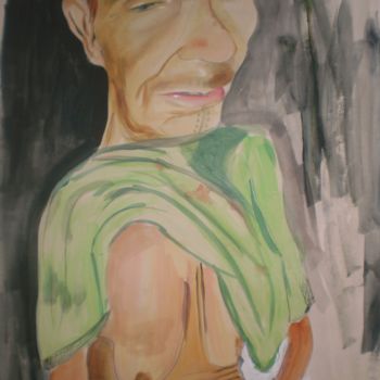 Painting titled "HALOU" by Outasse Sabah, Original Artwork