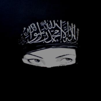Peinture intitulée "pour-le-djihad.jpg" par Outasse Sabah, Œuvre d'art originale
